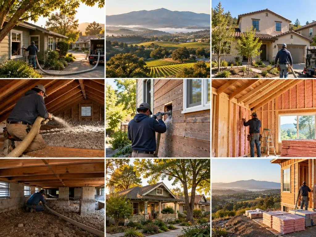 Retrofit Wall Insulation in Santa Rosa, CA